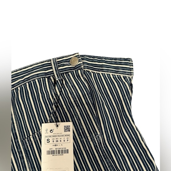 NWT ZARA Strapless Blue Striped Denim Mini Dress S Coastal Cowgirl Vibes
A202 - Picture 3 of 8